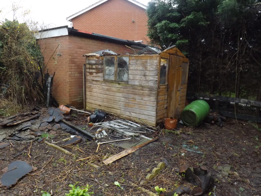 Warrington shed disposal